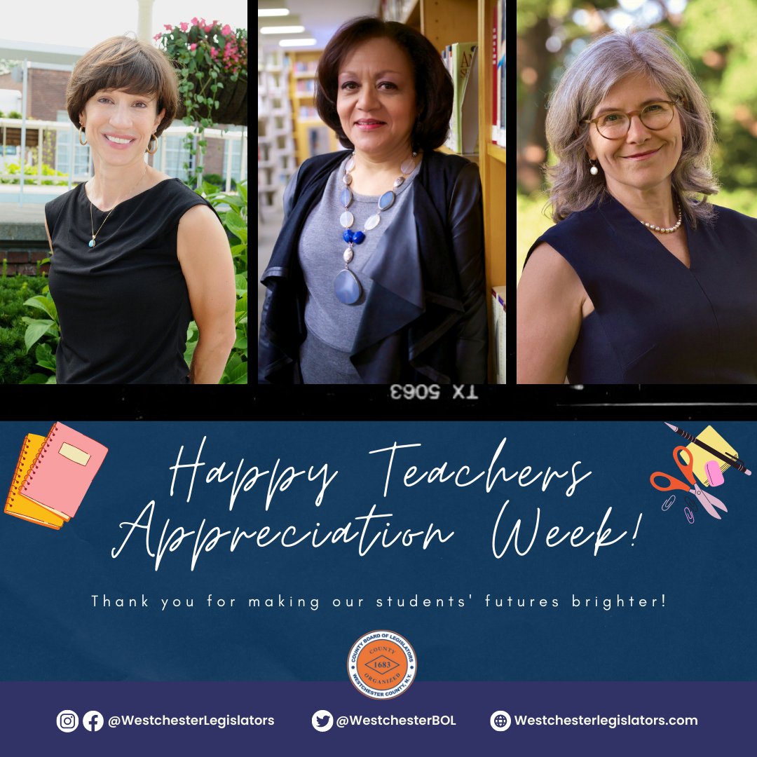 westchesterBOL's tweet photo. Happy #TeacherAppreciationWeek to all educators, past and present. We Salute You! #WCBOL https://t.co/RHOFDbiomr