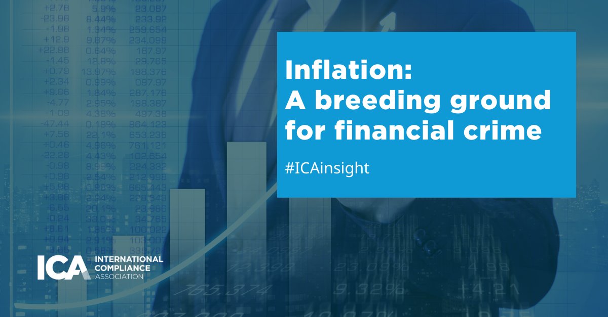 intcompassoc's tweet photo. Rezaul Karim explores how inflation not only affects a country’s financial stability, but also results in increased financial crime rates.
https://t.co/Eo3O691ZWS #ICAinsight https://t.co/wOKgVJ4uBa