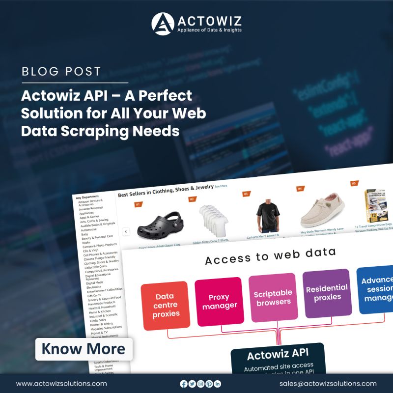 We are thrilled to introduce our newest web data extraction solution, Actowiz API. Just enter a URL, & you will get the data you need. It is that easy.

actowizsolutions.com/actowiz-api-a-…

#WebDataScrapingAPI #ActowizScrapingAPI #ScrapingTools #actowizsolutions #India #uk #usa #uae #uae