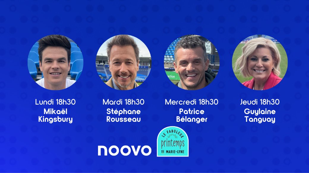 noovo_ca's tweet photo. C'est une semaine sous la thématique soccer qui débute dans la maison du @cfmontreal ! 💙⚽
Le fabuleux printemps de Marie-Lyne Joncas, lundi au jeudi 18h30 sur Noovo et https://t.co/EM0oCs2XcX.

#lfpdml #noovo @prodjinc @MikaelKingsbury @survivorquebec https://t.co/9Pfc8oJVnE