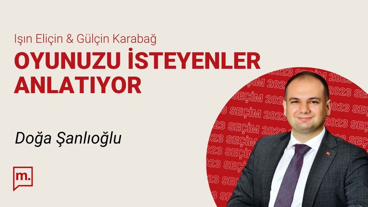 Seçim 2023: Oyunuzu İsteyenler Anlatıyor

♦️Doğa Şanlıoğlu
CHP Zonguldak milletvekili adayı
DEVA Partisi Genel Başkan Yardımcısı

🕙︎Perşembe 12:00

🎙 Gülçin Karabağ ve Işın Eliçin'in sorularıyla

<a href="/gulcinkarabag_/">Gülçin Karabağ</a> <a href="/IsinElicin/">Işın Eliçin</a>
<a href="/dogasanlioglu/">Doğa Şanlıoğlu</a>