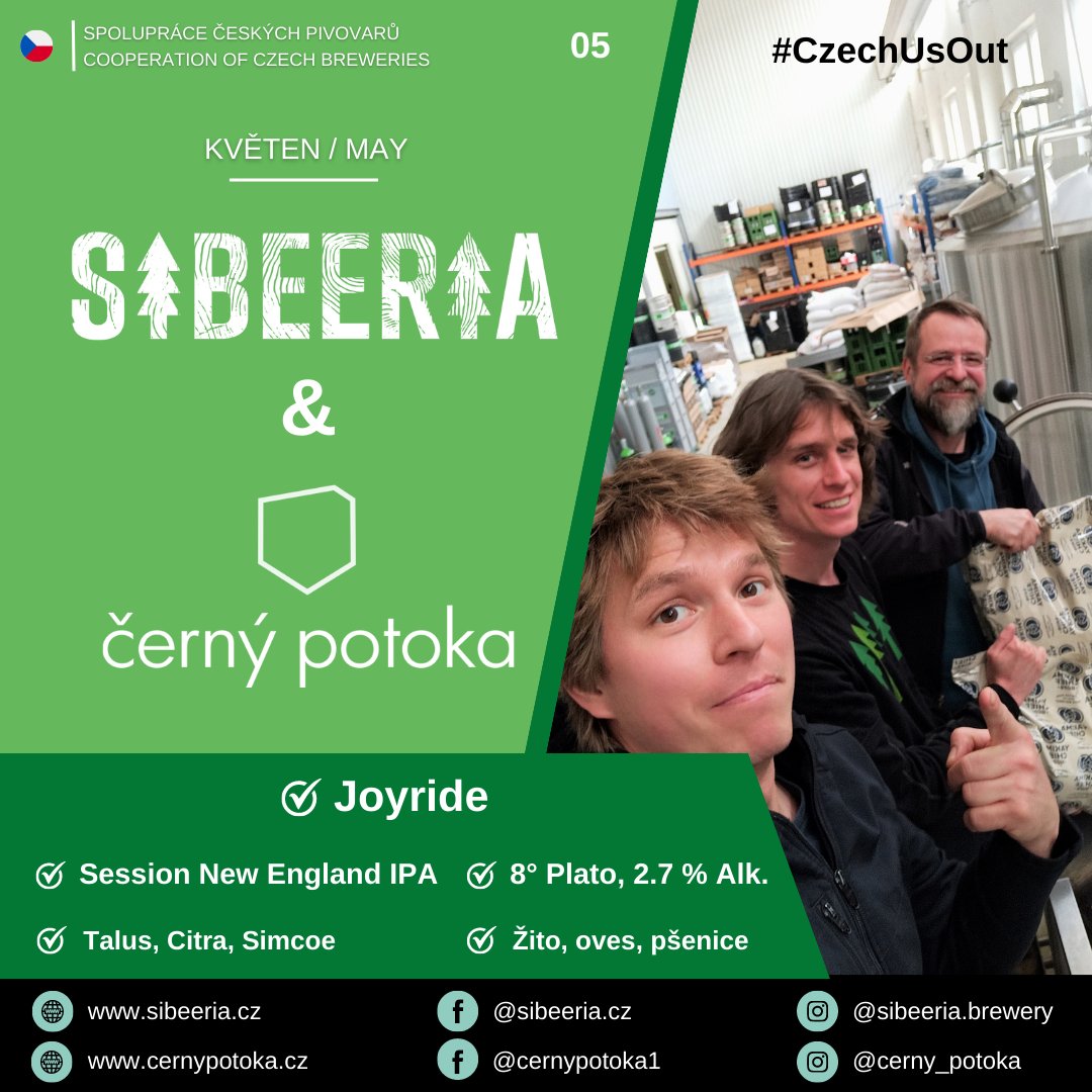 SibeeriaCZ's tweet photo. Kooperační 𝐉𝐨𝐲𝐫𝐢𝐝𝐞 nabízí bohaté ovocné tóny a zároveň skvěle funguje za účelem #hydratace, protože je škoda si dát pouze jedno, když konečně máme zakalenou Session #NEIPA, která se dá pít po pěti velkých za večer…
S pozdravem,
Vašek, Jirka a Michal
#CzechUsOut 🇨🇿🍺 https://t.co/OzQ88oICCF