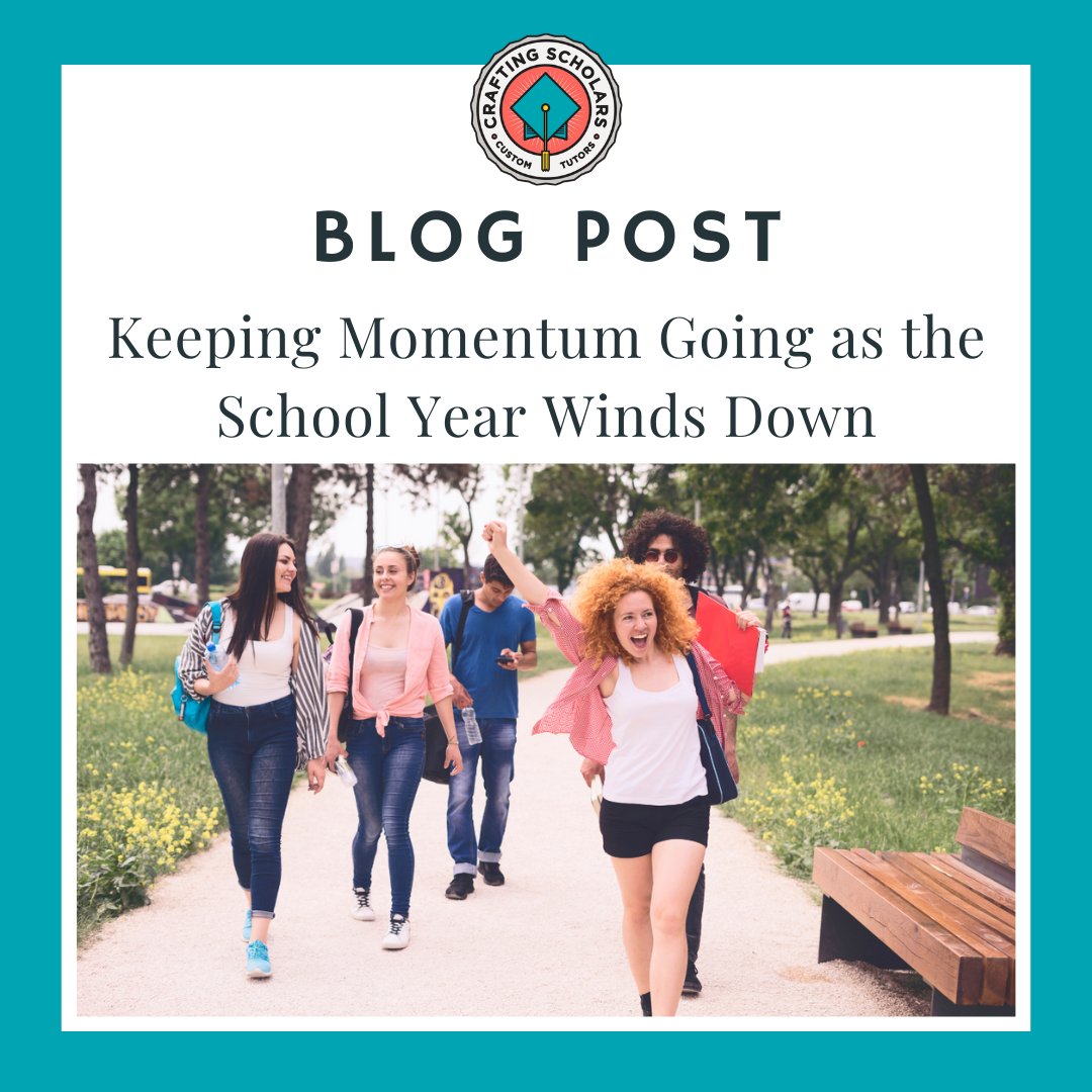 CraftingScholar's tweet image. As students enter the last few weeks of school, support them in finishing the year strong and putting forth their best effort. #EndOfSchool #EOGs #EOCs #SATs #SummerBreak ow.ly/2ggc50O8E7i