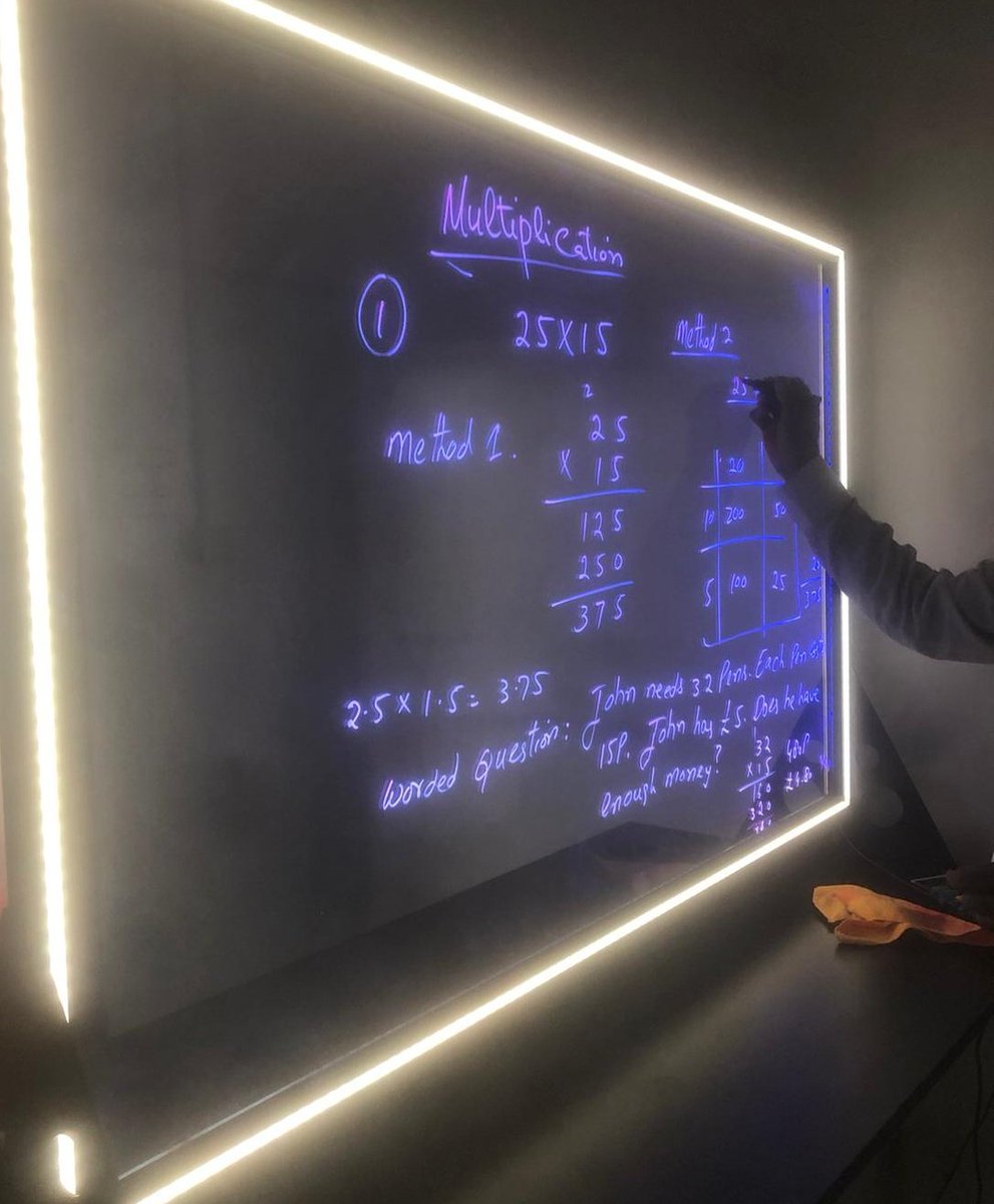 s_spence10's tweet photo. Our fantastic #maths teachers have been creating short videos on our #lightboards this week to help students prior to the upcoming exams. A great #team effort @sheffcol π. @EuropeGlass https://t.co/yZhibwZCiY