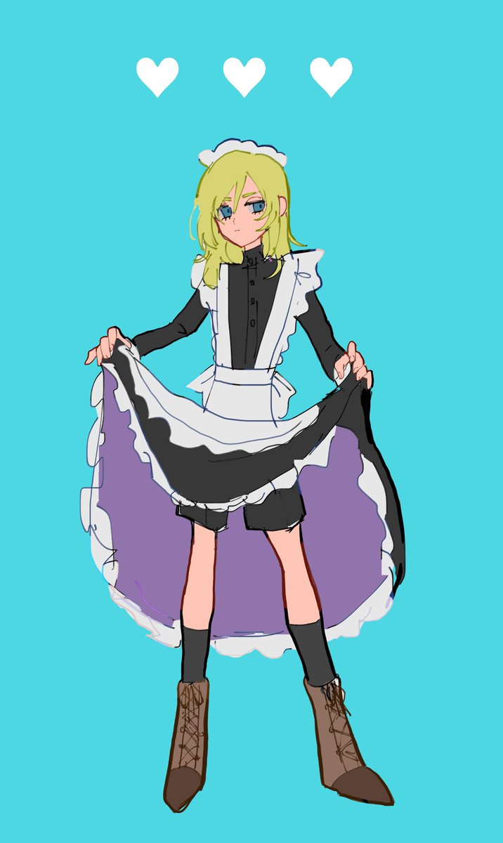「メイドの日らしいのでメイドレイザバレルくん再掲」|鯖デイン𓆟のイラスト