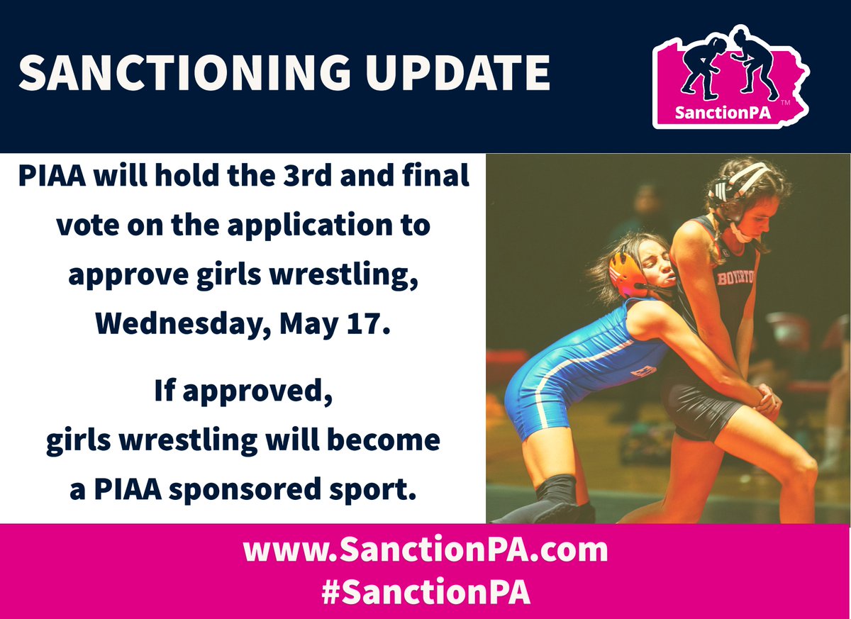The moment we have all been waiting for is right around the corner!

Stay tuned for updates and announcements!
#getexcited #SanctionPA