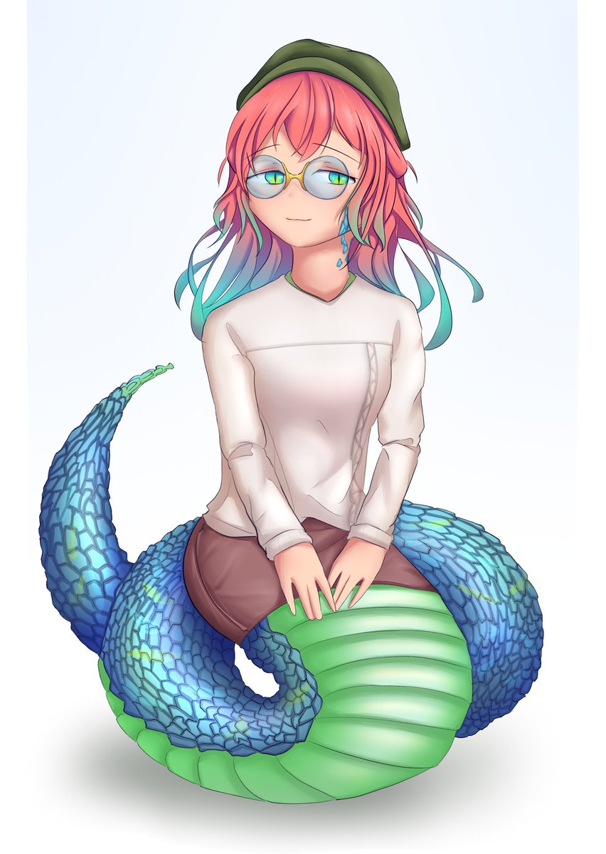 NavikoDraws's tweet image. Fanart of @BasilynDae !
I had so much fun drawing this piece!

#basilynart #Vtubers #fanart