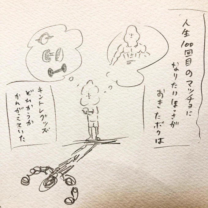 マッチョになろうとした話です。