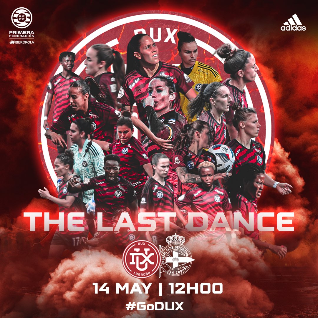 ¡Este fin de semana jugamos el último partido de la temporada! Domingo 14 de Mayo a las 12:00h en Pradoviejo frente al <a href="/RCDeportivo/">RC Deportivo</a> 

Te esperamos en el estadio.

¡Vamos vinotintos! #GoDUX