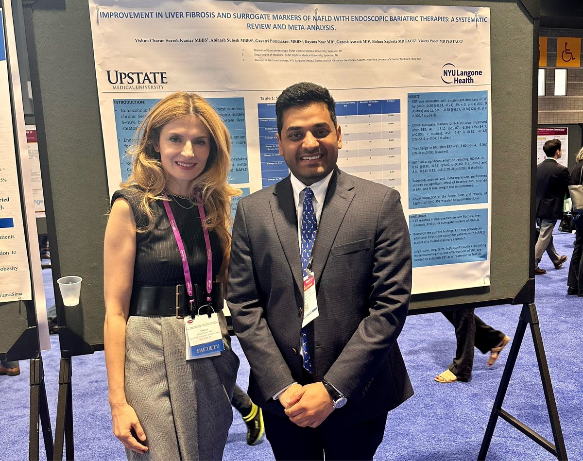 Violeta Popov, MD PhD (@popovvioleta) on Twitter photo 🙏 to our <a href="/nyugrossman/">NYU Grossman School of Medicine</a> MS3 Leah Kim for presenting our research including our 5 -yr outcomes of endobariatrics and ⭐️ <a href="/nyulangone/">NYU Langone Health</a> intern <a href="/abrahamcheloff/">Abraham Z. Cheloff, MD, MS</a>; PGY3 <a href="/SigridYoungMD/">Sigrid Young, MD</a> & GI fellow <a href="/Dr_VishnuKumar/">Vishnu Kumar</a> for multiple posters <a href="/DDWMeeting/">Digestive Disease Week</a> #DDW2023. You guys are crushing it!! 🙏 to our <a href="/nyugrossman/">NYU Grossman School of Medicine</a> MS3 Leah Kim for presenting our research including our 5 -yr outcomes of endobariatrics and ⭐️ <a href="/nyulangone/">NYU Langone Health</a> intern <a href="/abrahamcheloff/">Abraham Z. Cheloff, MD, MS</a>; PGY3 <a href="/SigridYoungMD/">Sigrid Young, MD</a> & GI fellow <a href="/Dr_VishnuKumar/">Vishnu Kumar</a> for multiple posters <a href="/DDWMeeting/">Digestive Disease Week</a> #DDW2023. You guys are crushing it!!