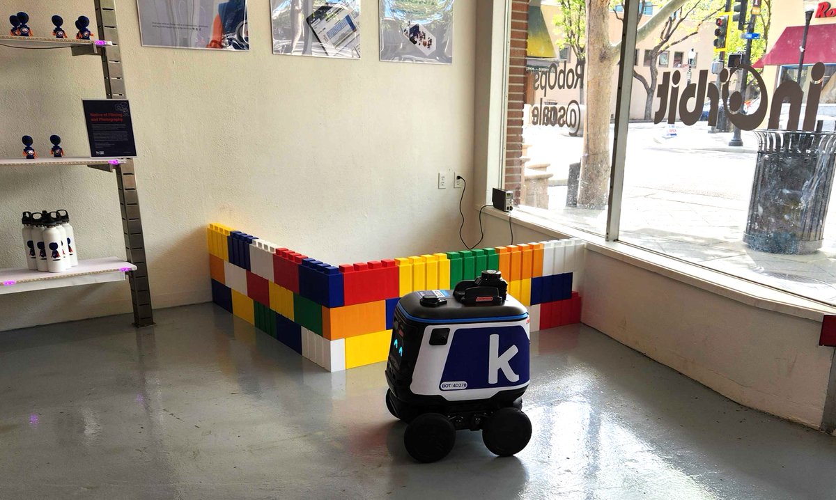 InOrbitAI's tweet photo. We recently had a fun visit at the @InOrbitAI #RobotSpace. Our friends from @gokiwibot stopped by so our #robots could have a playdate. โค๏ธ
We love hosting new friends, so you're welcome to come visit us in Mountain View, CA anytime! -ย https://t.co/kzGTnRgFtR
#robotics #RobOps https://t.co/8OnMlREhva