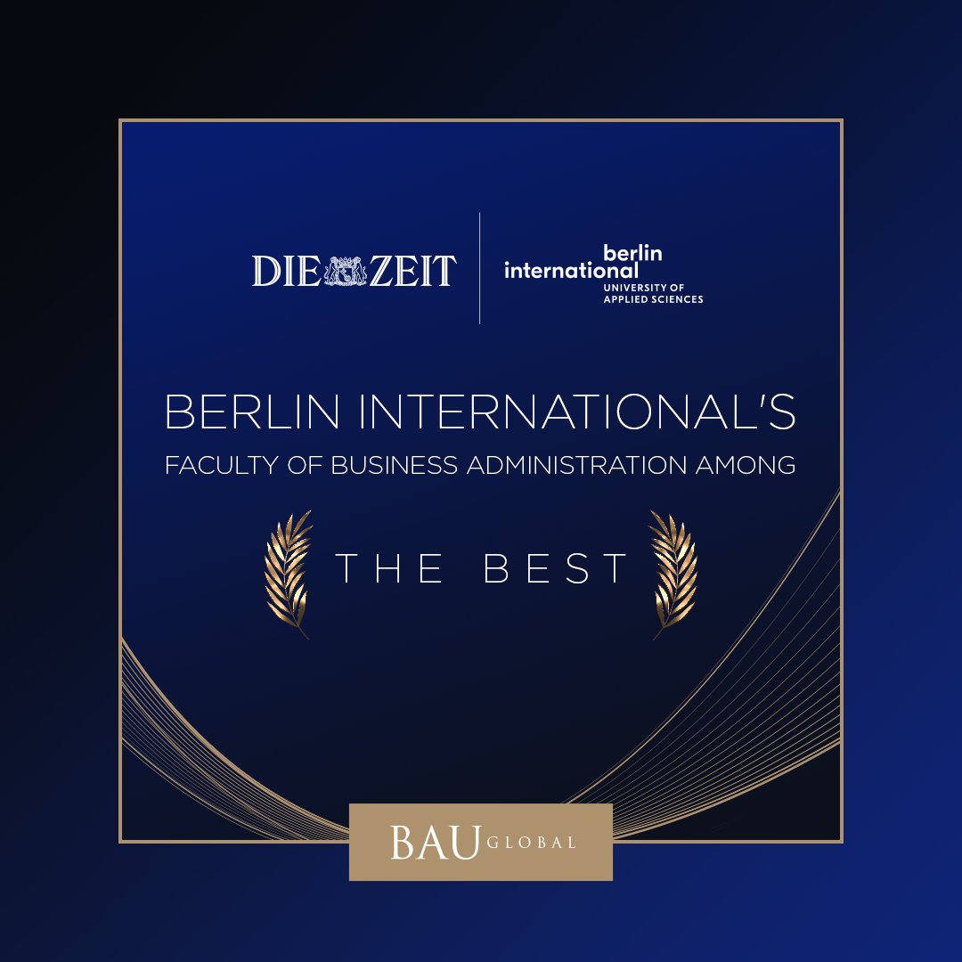 We are pleased to announce that Berlin International's Faculty of Business Administration has been ranked among the best faculties according to the ZEIT Studienführer report. <a href="/berlin_int/">Berlin International University oAS</a>
