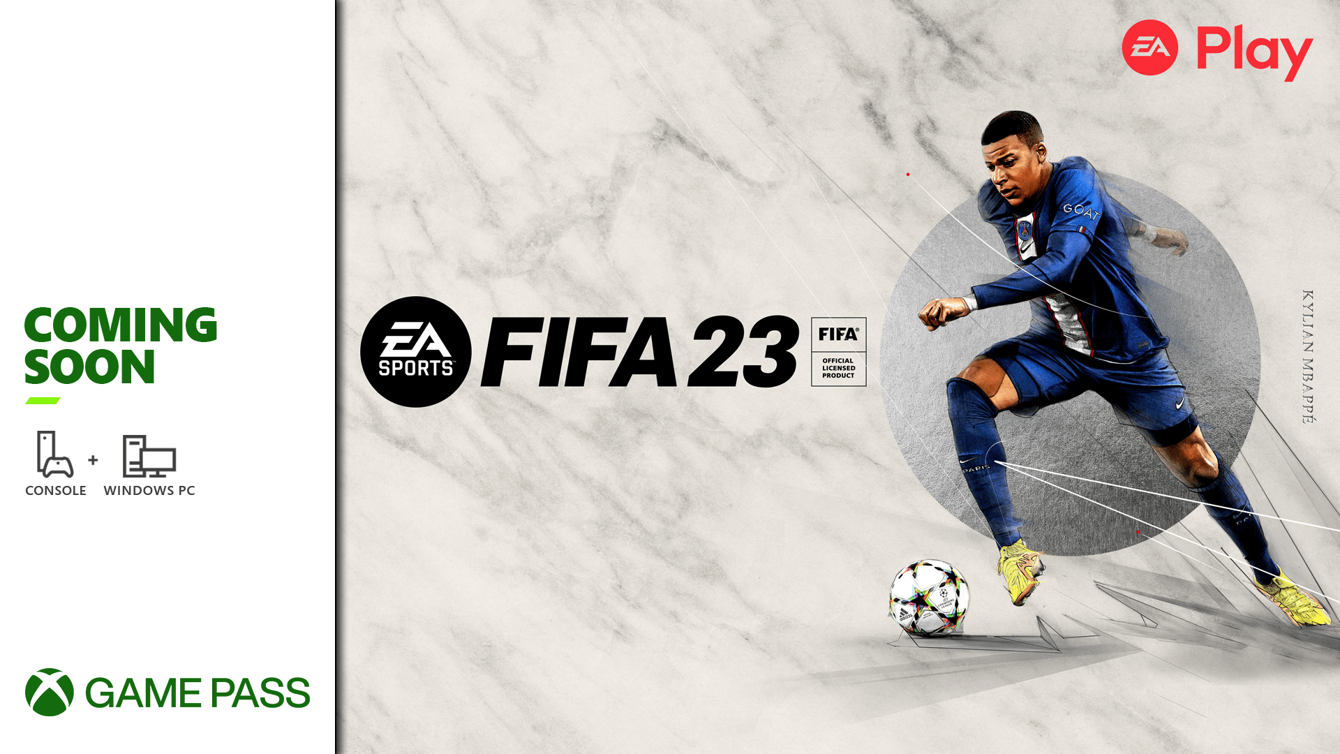 Xbox Game Pass UK on X: PSA: New signing 📝 FIFA 23 is coming to Xbox Game  Pass via EA Play on 16th May 🔒 Another reason to #ScoreMoreWithXbox 🔥   / X