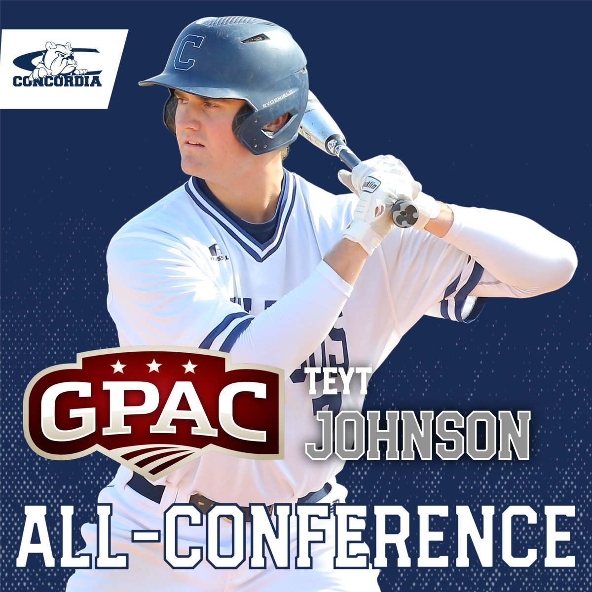 cunebulldogs's tweet photo. 🏅 2023 GPAC All-Conference 🏅
⭐ Honorable Mention ⭐

⚾ @JohnsonTeyt | Indianola, Iowa

📈 2023: .301 BA, .388 OBP, 8 2B, 4 HR, 33 RBIs.

📝 Career: .288 BA (154/535), 17 HR, 116 RBIs. https://t.co/4eudGPBjNA