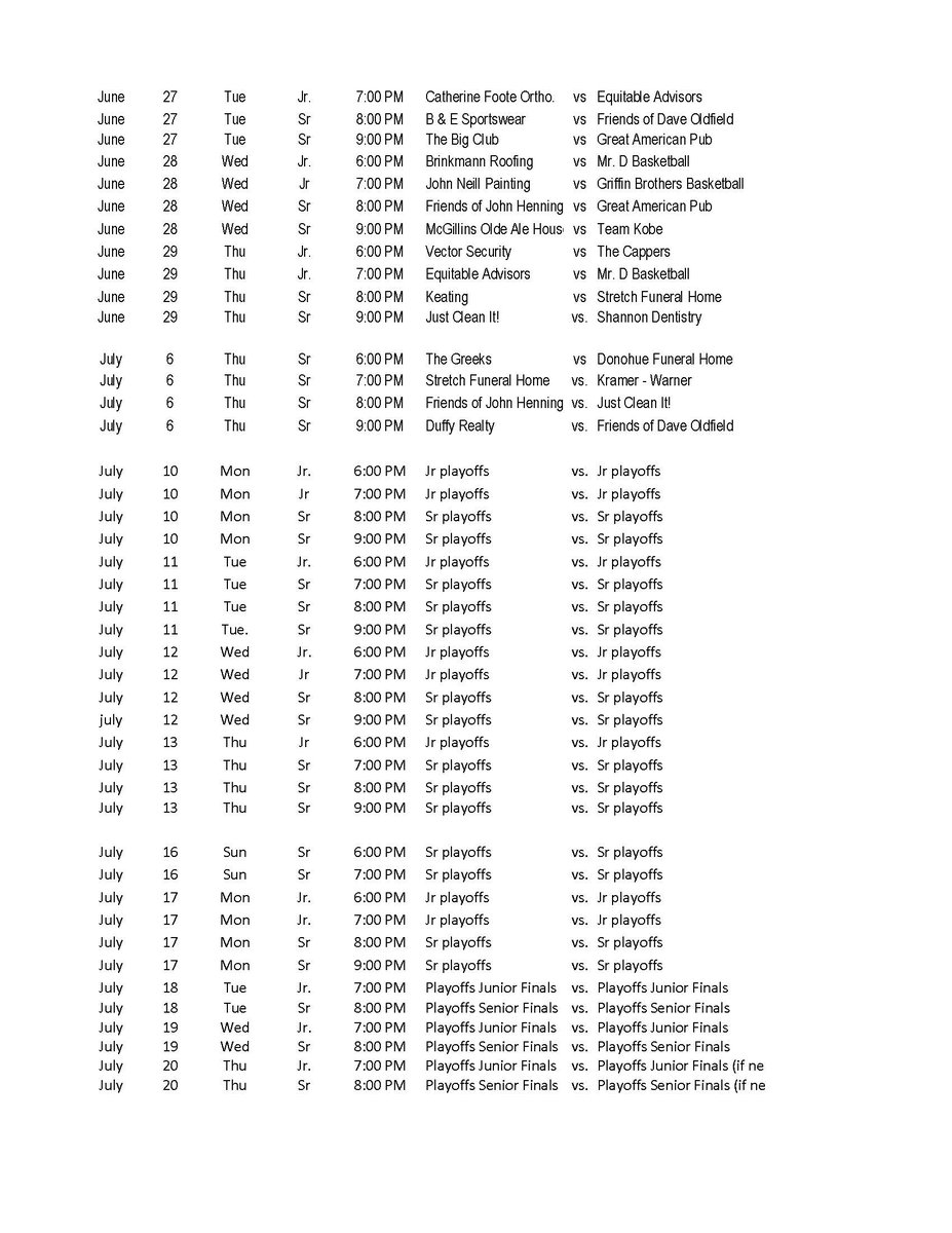 NarberthBBall's tweet photo. Summer 2023 Schedule https://t.co/O5ECAhBFYh