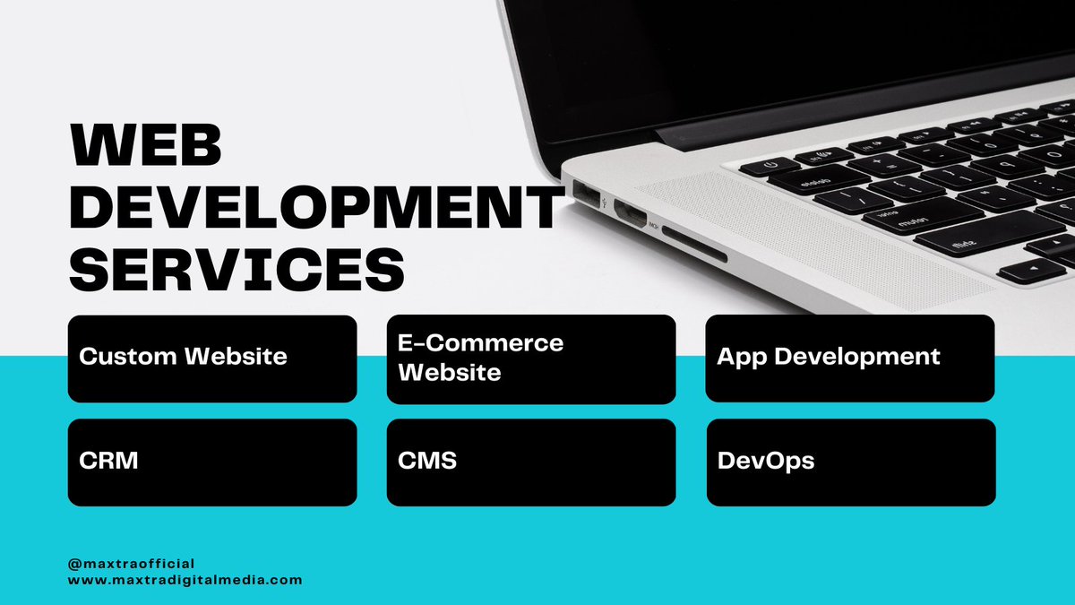 maxtraofficial's tweet photo. Ready to stand out online?

Look no further than #MaxtraDigitalMedia! Our #webdevelopment services have all: from simple, #ecommerce to #customwebsite &amp; #appdevelopment. We specialize in CMS, CRM, DevOps, WordPress, &amp; frontend/backend development. 

Let's create wonders together! https://t.co/4mMer4sx8E