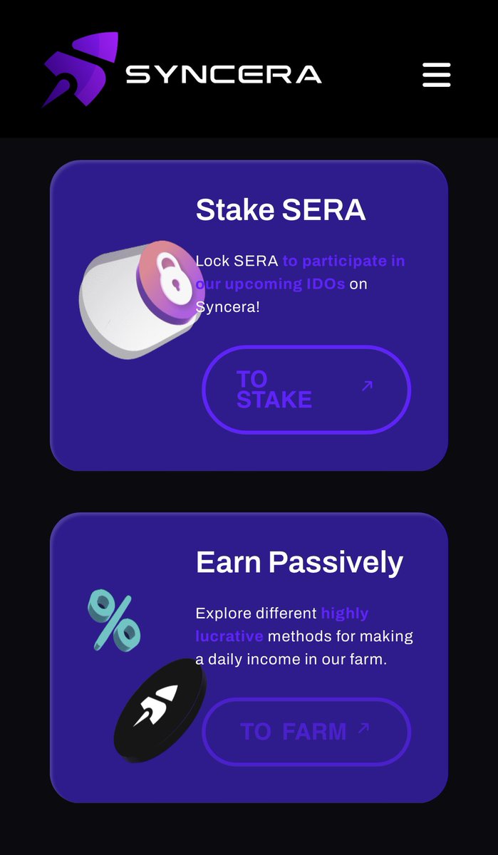 JT_NFT_Crypto's tweet photo. 3/6
#Syncera has the goal of innovating and promoting the adoption of the zkSync ecosystem through the creation of a comprehensive DeFi platform that will welcome both new investors and projects entering the space. https://t.co/1C8KIJ18Ra