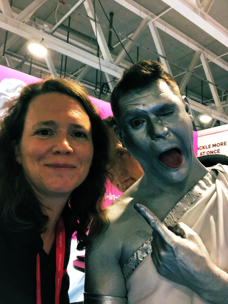 mirallix's tweet photo. Join the fun on stand K10 at @MandHShow with the @convious team and a special guest 🗽
#convious #experiencebetter #museumsandheritage https://t.co/IdH1AEReZC