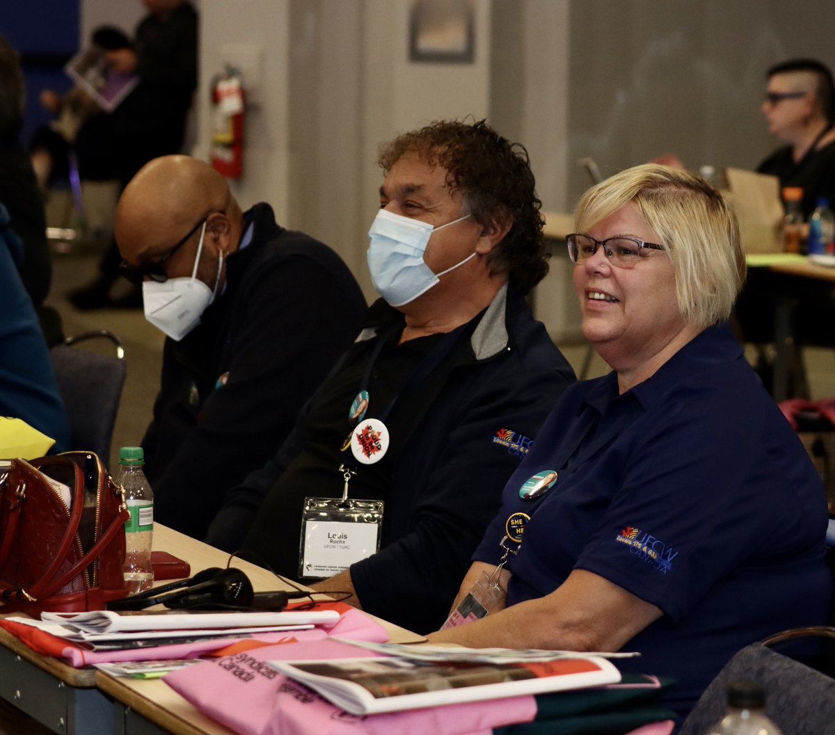 UFCW175633's tweet photo. Good morning from day three at the @CanadianLabour 2023 Convention. This morning we’re discussing priorities when it comes to the Care Economy: care work is valuable – without it, communities fall apart.

#clc2023 #canlab #ufcw175633 #ufcw #careeconomy #frontlinehealthcare https://t.co/HuZvVI0Eh0