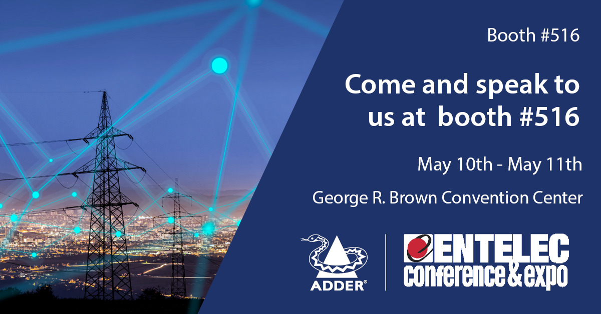 Adder's tweet photo. The doors for @ENTELEC 2023 are open!
On booth 516, our team demonstrates how high performance #IPKVM improves efficiency and protects operators and computers in hazardous environments.
Find out more https://t.co/ZGvBQEMiJh
#entelec #energysector https://t.co/f3DALzGeHk