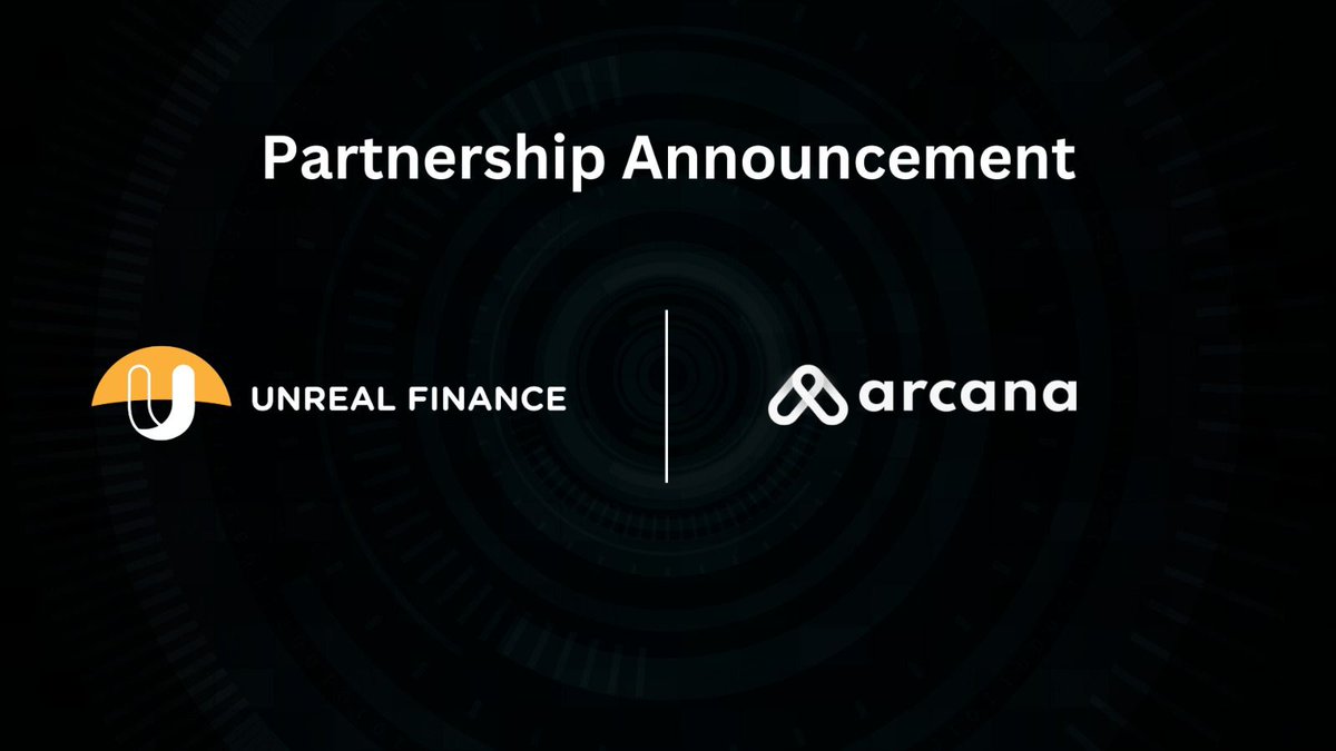 We're thrilled to announce our latest partnership with <a href="/ArcanaNetwork/">Arcana Network</a> to make simplify DeFi onboarding⚡️💰

With Arcana 🤝 Unreal integration non DeFi users will be able to access DeFi!

Together we will revolutionize #DeFi!💥

Unreal Finance + Arcana Network = 🚀
#Partnership
