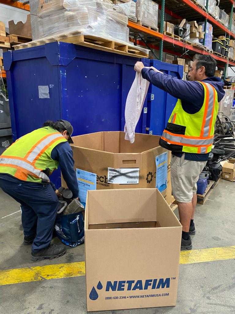 Our amazing employees have been spring cleaning their closets this week! Look how many clothes boxes will find a new home with the help of Poverello House, a Central Valley, CA organization that provides resources and support for the local homeless community. #ChooseToReuse