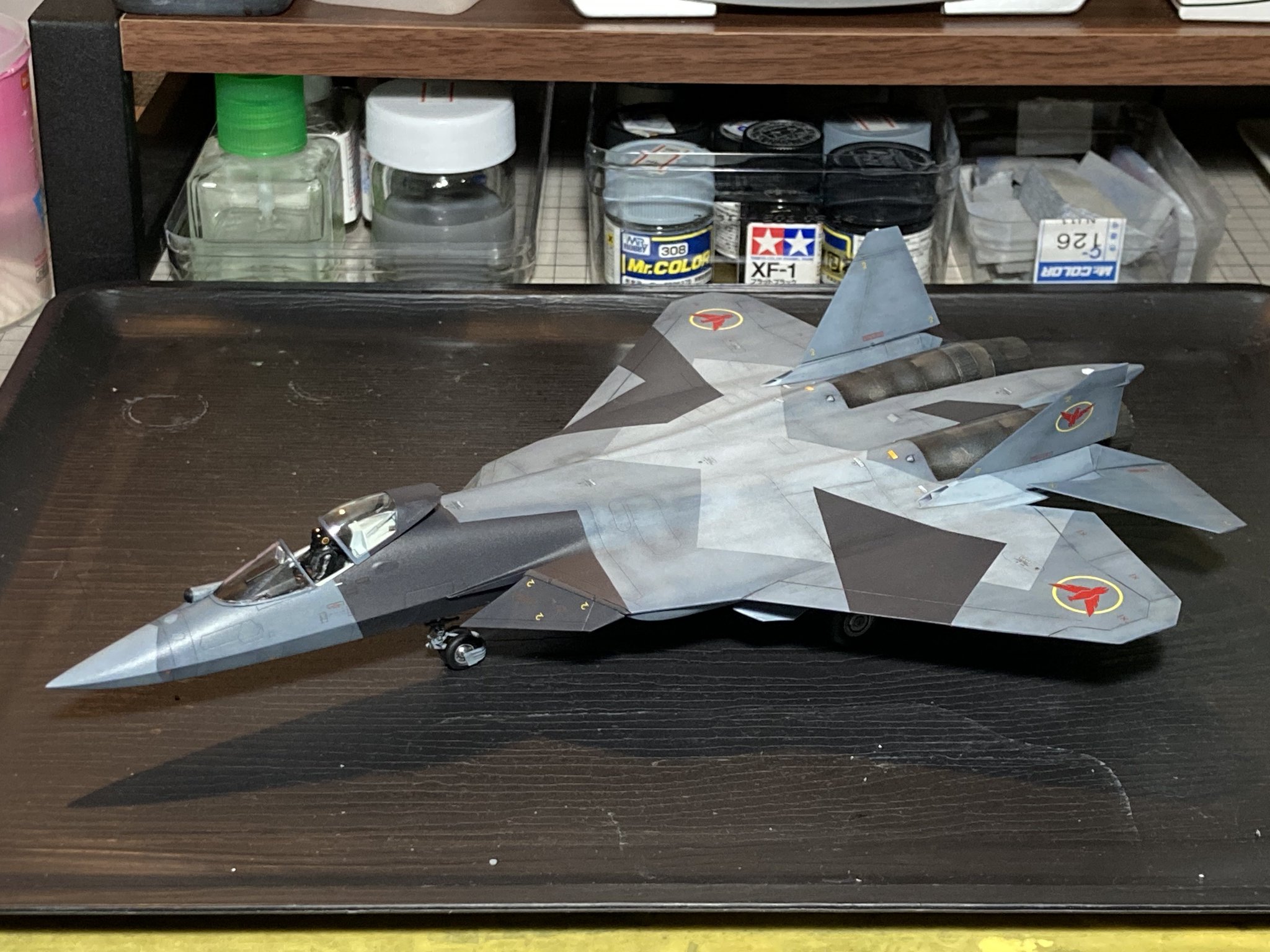 トップガンマーヴェリック】1/144完成品 Su-57 ならず者国家仕様