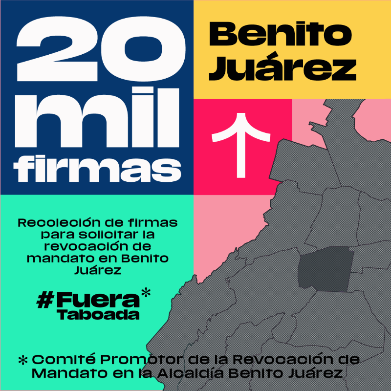 pasotti's tweet photo. Y en @BJAlcaldia, lo mismo, participaron más vecinos apoyando la solicitud de revocación de mandato de @STaboadaMx, que en la elección de COPACOS y Consulta de Presupuesto Participativo, donde apenas alcanzaron un 2.8% de la lista nominal, contra un 5.9% que exige #FueraTaboada.