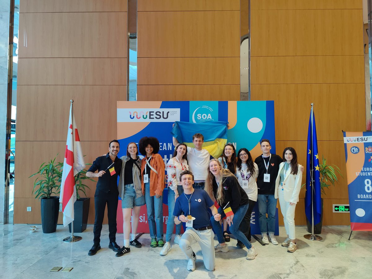 Hombalevska's tweet photo. It was such a pleasure to represent Ukrainian Association of Students @UAS_ukr at the 84th Board Meeting of European Students’ Union @ESUtwt 
🇪🇺🇺🇦

Many thanks to Georgia and Georgian Students Organization Association for their hospitality 🙌🏼🇬🇪 https://t.co/LhjA59fqXR