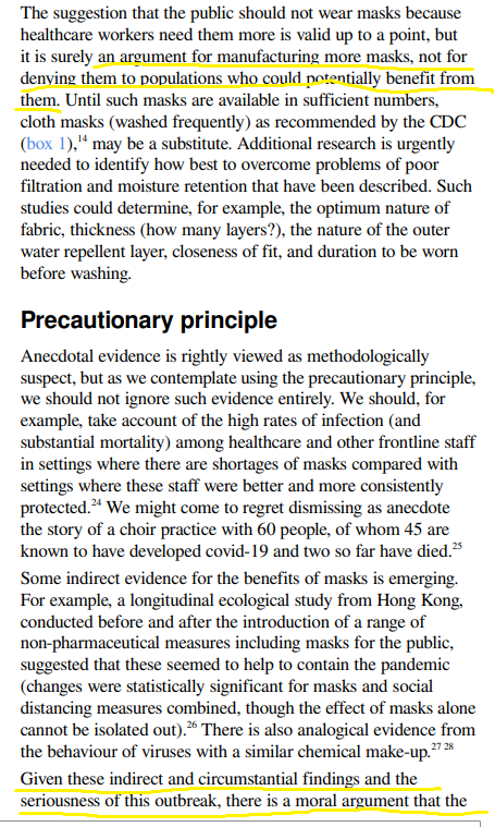 maudussauge's tweet photo. Ahora que se ha declarado el fin de la emergencia mundial por Covid19, da una mezcla de tristeza, enojo, frustración leer este texto de abril de 2020 sobre el "principio precautorio" como argumento para el uso generalizado de cubrebocas... 
https://t.co/ftImdSIoiA
#Covid19lessons https://t.co/2xwHs7jC7x