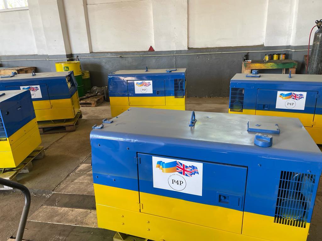 pickupsforpeace's tweet image. P4P is proud of the humanitarian work we do with our pickups. P4P has delivered 40 generators to 🇺🇦 in 3 months, helping supply electricity to hospitals, clinics and homes that have been impacted by Russia’s illegal and persistent attacks on energy infrastructure. 🇬🇧❤️🇺🇦