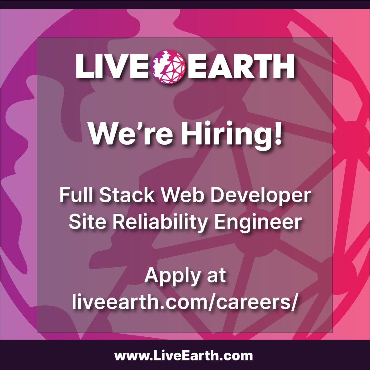 TheLiveEarth's tweet image. Work somewhere you love, a place where your hard work, creativity, and curiosity will be recognized and rewarded!
#werehiring #sitereliabilityengineer #fullstackwebdeveloper