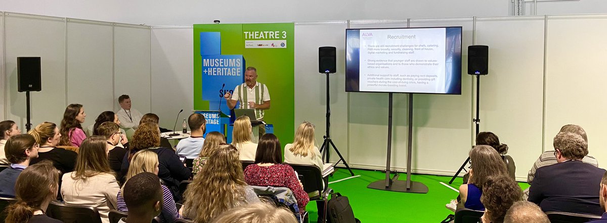 <a href="/bernarddonoghue/">Bernard Donoghue</a> highlighting recruitment as one of the single biggest challenges facing the visitor attraction sector in 2023, particularly in #FOH and #facilitiesmanagement roles👇<a href="/alva_uk/">ALVA</a> <a href="/MandHShow/">Museums + Heritage Show & Awards</a> #MandHShow