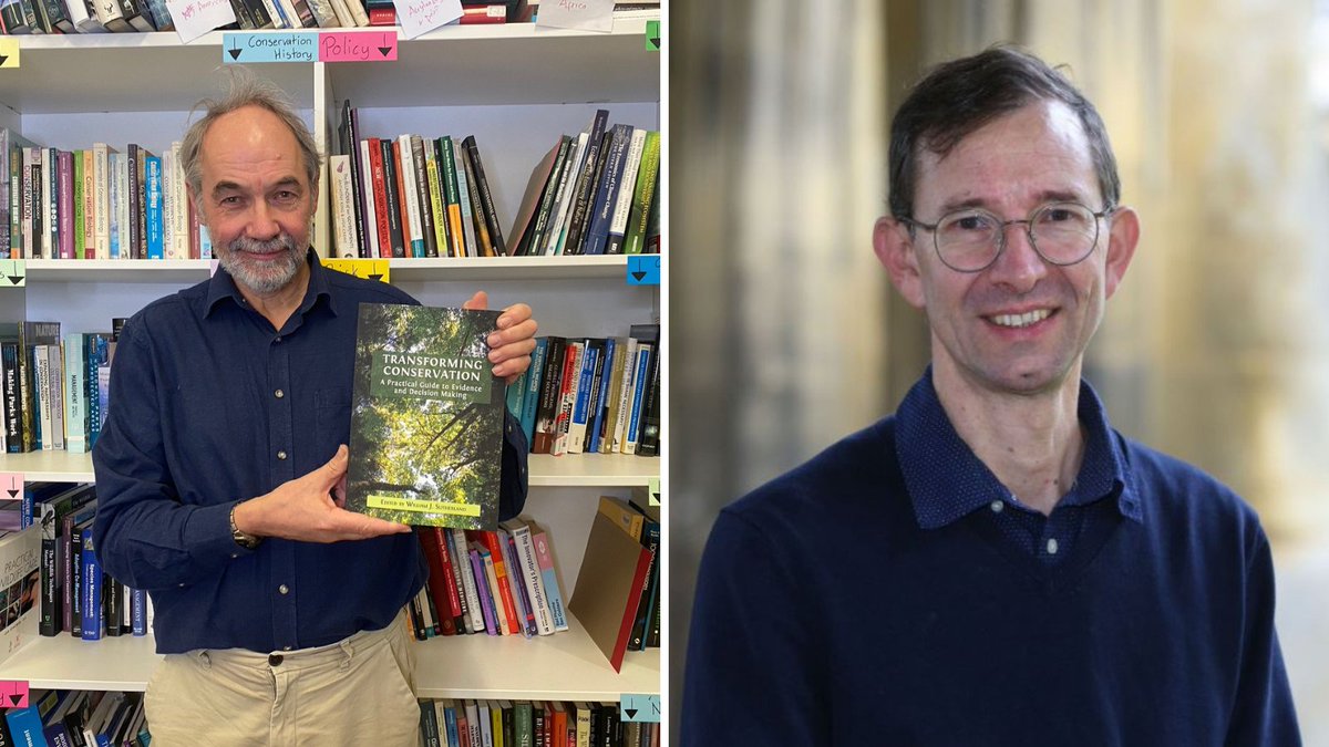 Many congratulations to Professor William Sutherland @Bill_Sutherland and Professor Chris Jiggins @mel_rosina on being elected Fellows for the Royal Society @royalsociety. We are delighted! zoo.cam.ac.uk/news/royal-soc…