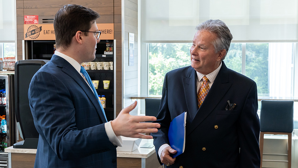DuquesneSBDC's tweet photo. Patrick Joyal, SW Region Director for the Office of Governor Josh Shapiro, visited the Duquesne University School of Business and the Small Business Development Center on Monday, May 8th.

https://t.co/ixWSfDfnRd

#duqsbdc #dusbdc #joshshapiropa #sbdc #pasbdc #duquesneuniversity https://t.co/JFjln7BYZk