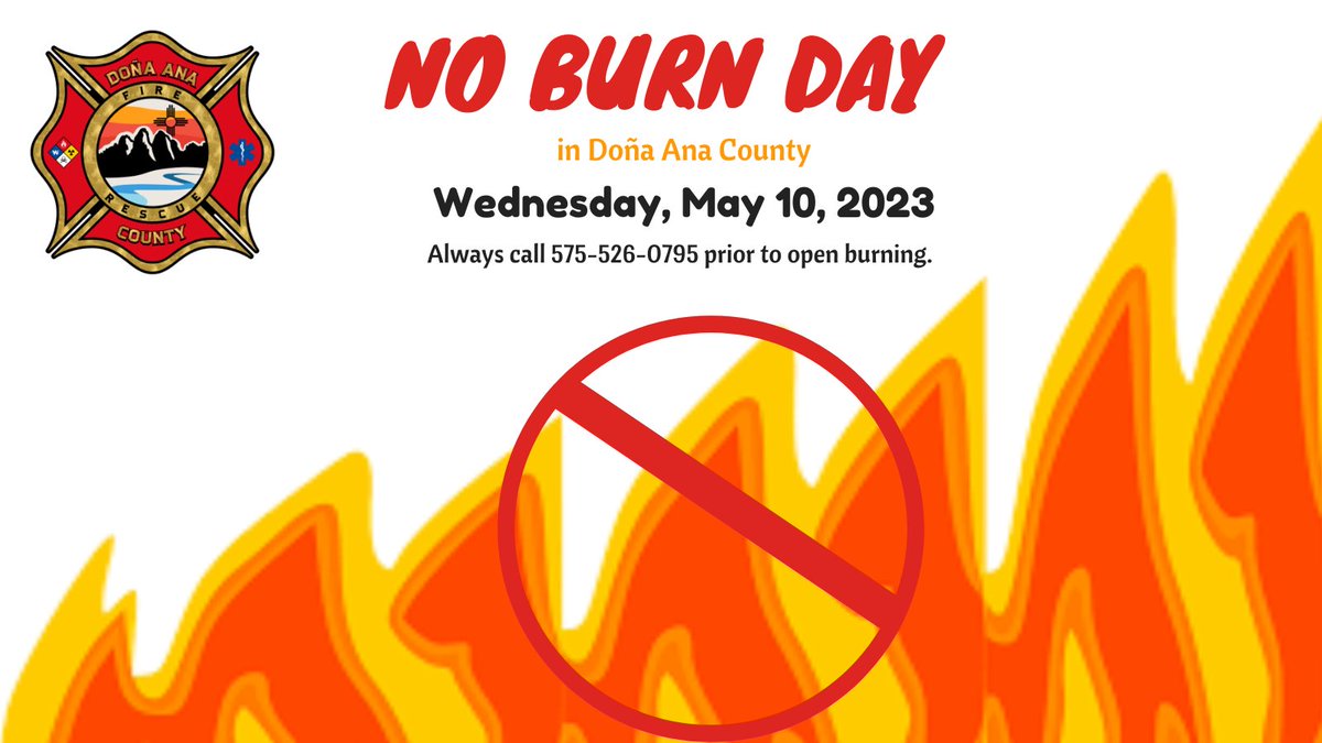 DACinformation's tweet image. According to the US National Weather Service El Paso Texas, Very dry conditions, along with gusty winds, will bring critical fire weather conditions to much of the area today. Please avoid open burning of vegetative material. 

#DACfire #NoBurnDay #windyweather