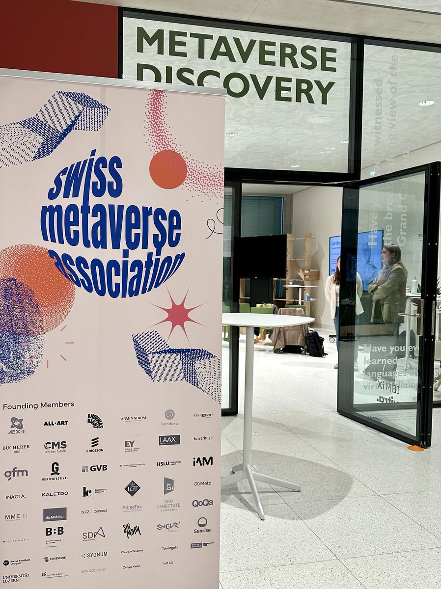 Yesterday marked the FIRST meetup of the @SwissMetaverse Association🇨🇭
As founding members, we're excited about this new chapter. We're ready for plenty of hard work, positive vibes, and engaging conversations to come🚀🌑

Thank you @DanielDiemers, @StephanieAlineN, @pascal_ihle.