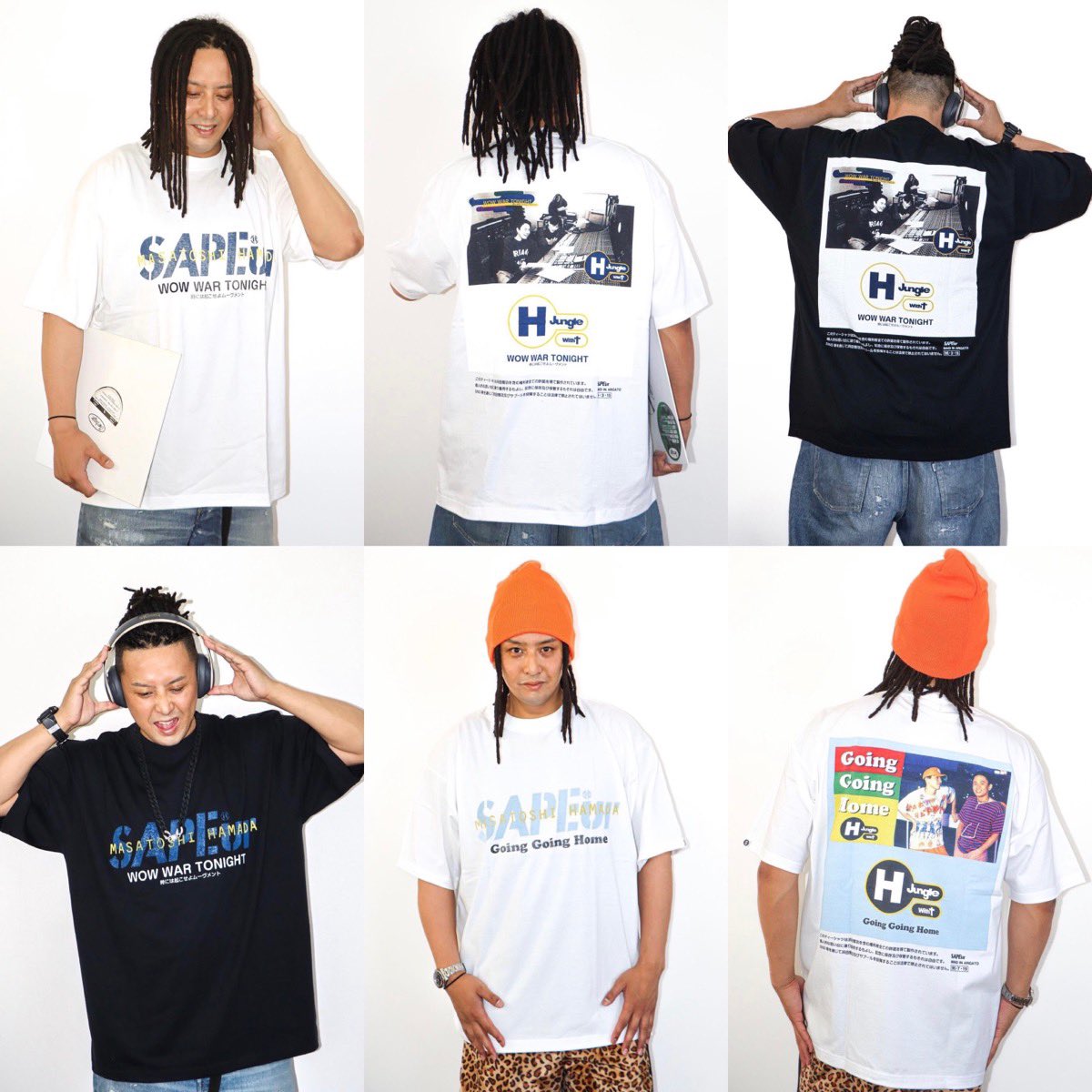SAPEur WOW WAR TONIGHT 浜田雅功 コラボ Tシャツ L | MIRABELLES.STORE
