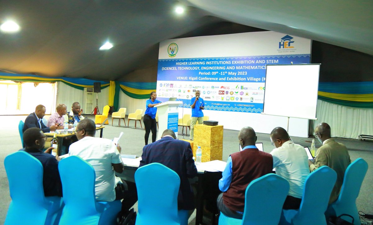 MusanzeCollege's tweet photo. Happening now at Kigali Conference &amp; Exhibition Village: Our students, Ndagijimana Christian &amp; Uwase Cyuzuzo are presenting their Innovative Projects "Processing of Irish potatoes into Wine, Starch &amp; Biscuits, and Yummy Digestive Cookies, in Exhibition and STEM Competition. https://t.co/n8AjlnOSo4