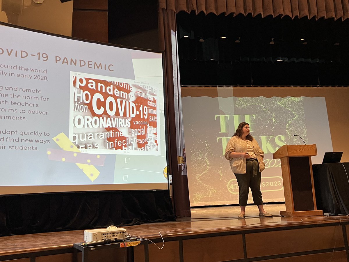 AMWheelock's tweet photo. Let’s think about the educational complications of Covid. #tiftalks23 #tiftalk @wny_ric https://t.co/MCzmsWod1p