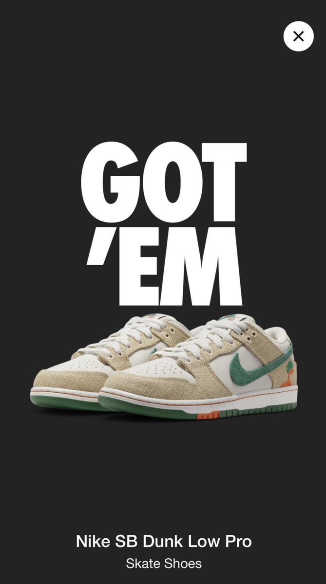 JStew_13's tweet photo. @SoleRetriever Was able to secure a pair👌🏼 Sz 7 https://t.co/DmIeRN9ccs