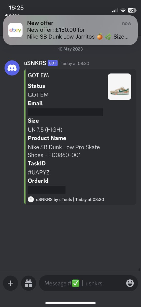 Success posted!