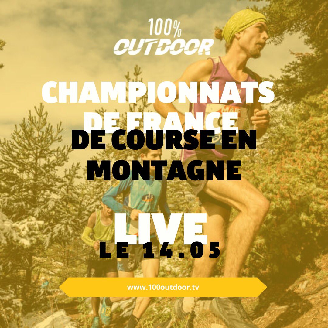 🏔️ Ce dimanche, vivez les championnats de France de course en montagne gratuitement sur 100outdoor.tv !🏃 🌿 Rejoignez-nous dès 8h45 pour soutenir les coureurs les plus talentueux du pays @8montblanc #CourseEnMontagne #ChampionnatsDeFrance #100outdoortv #sport #outdoor