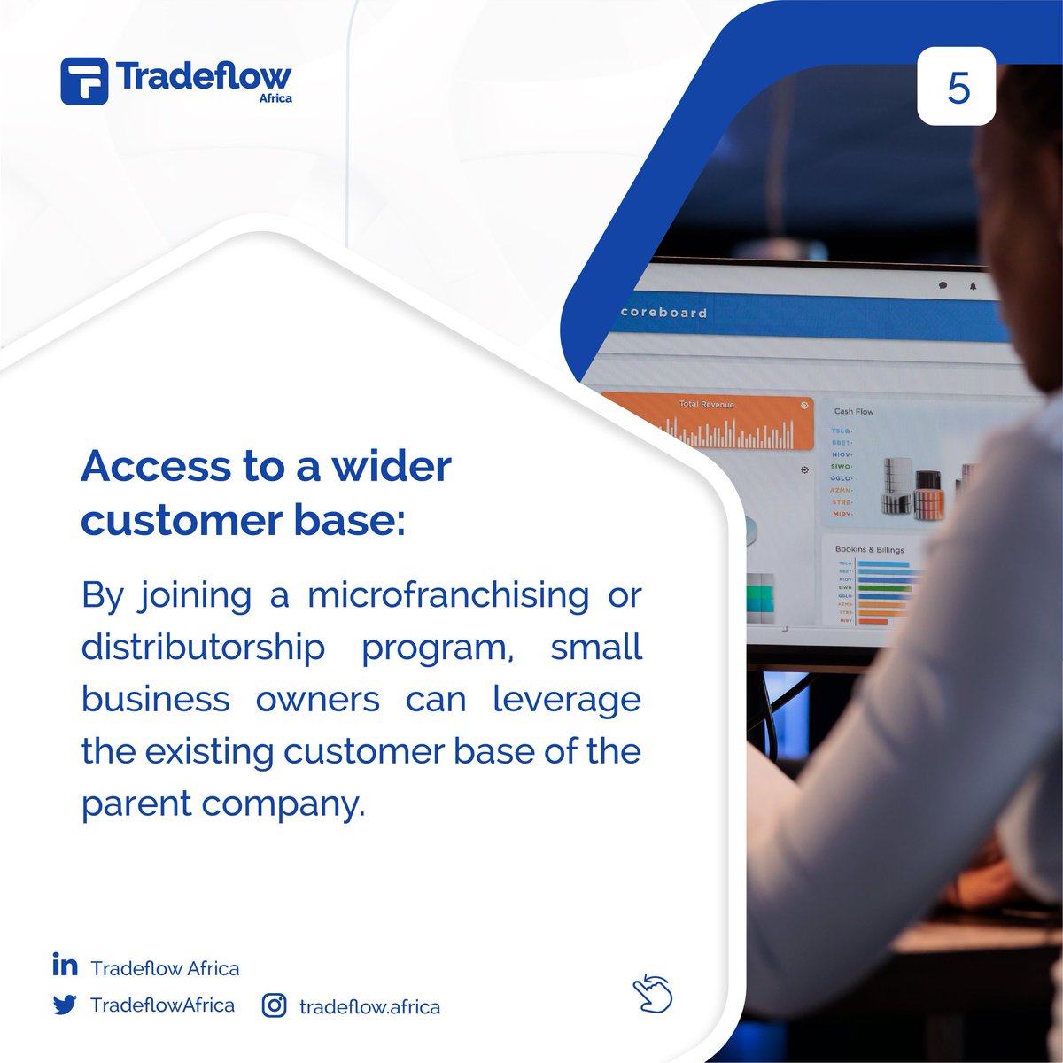 TradeflowAfrica's tweet photo. Join our network of successful small business owners today by sending us a direct message and start building your dream business!
#Microfranchising #Distributorship #SmallBusinessSuccess 💼🌟 https://t.co/SZBM7rlvpq