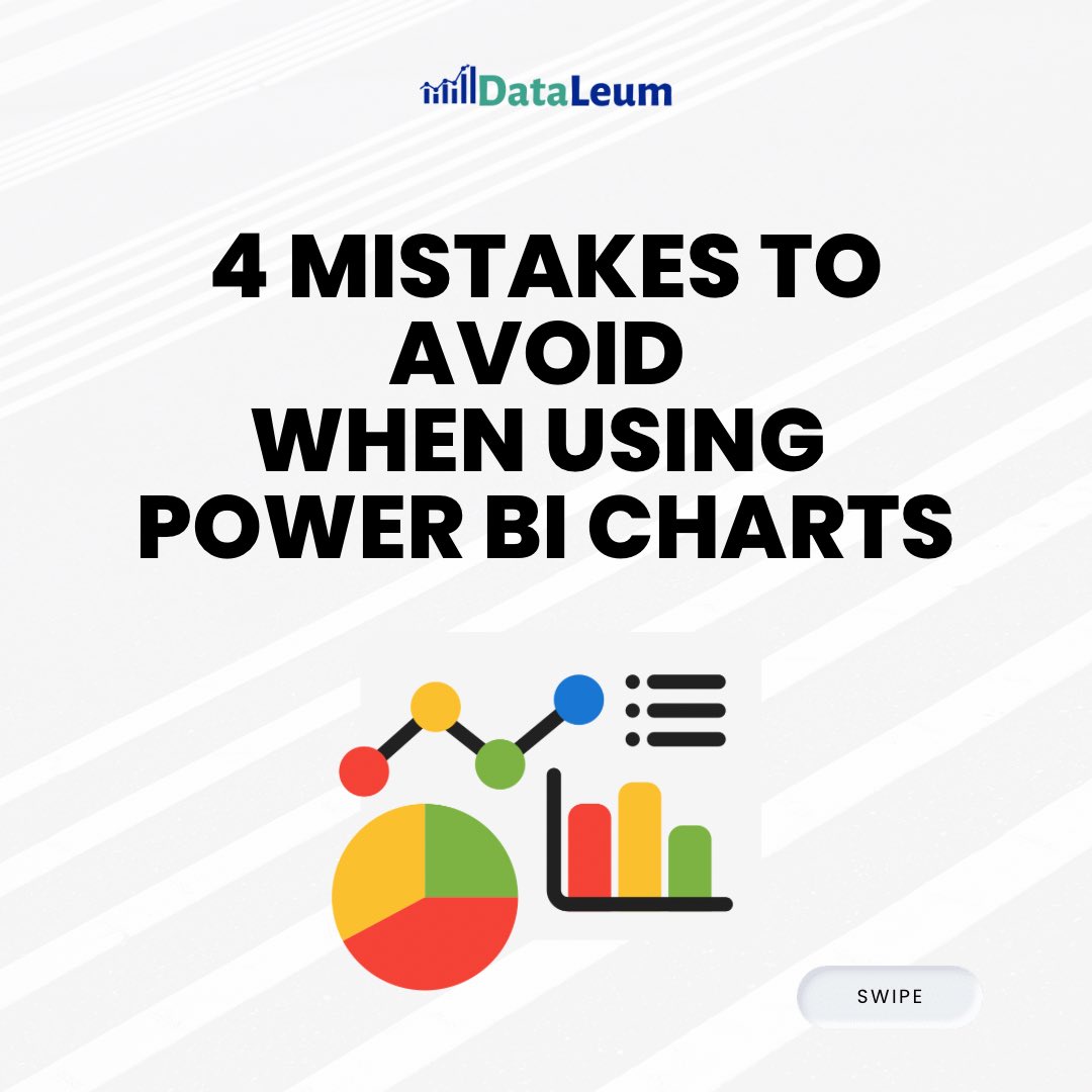 Most Data Analysts find it hard to select the right visuals for a PowerBi report.

Here are 4 mistakes to avoid when selecting a PowerBi chart visual.

A Thread.