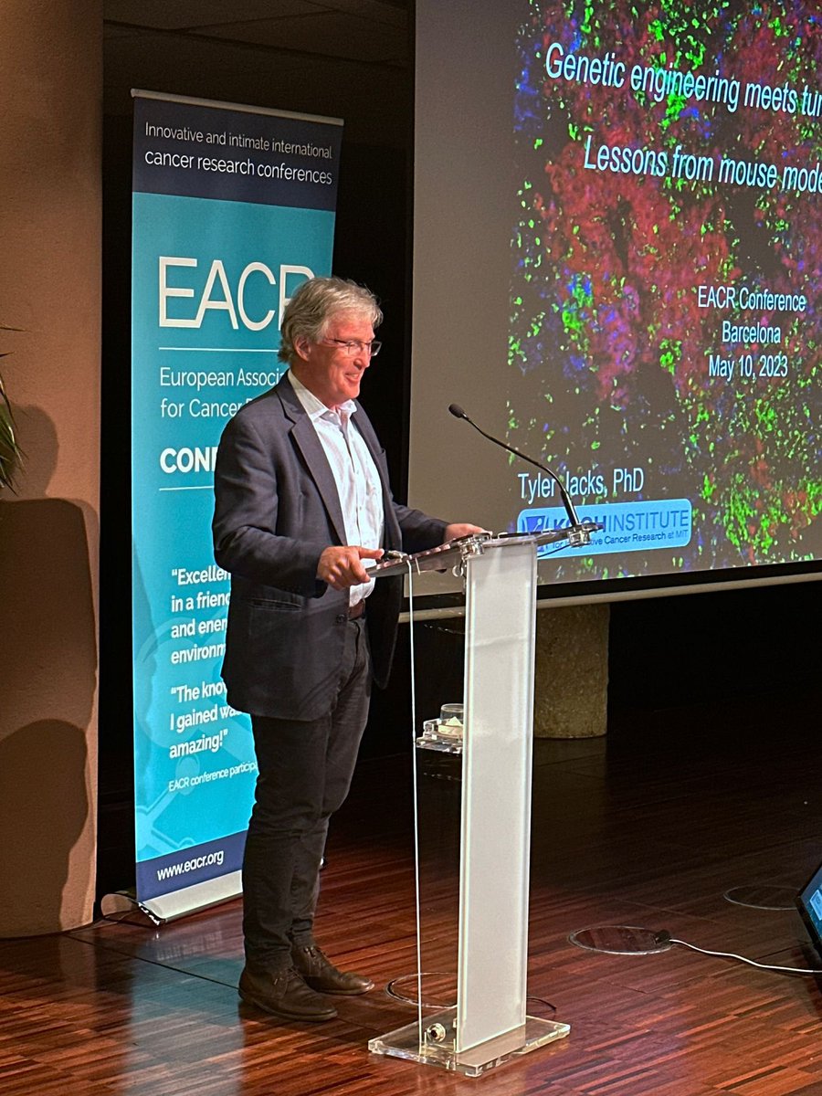 EACRnews's tweet image. Tyler Jacks’ Keynote Lecture: “Genetic engineering meets tumor immunology: Lessons from mouse models of cancer” @LabJacks #eacrImmunoOncology