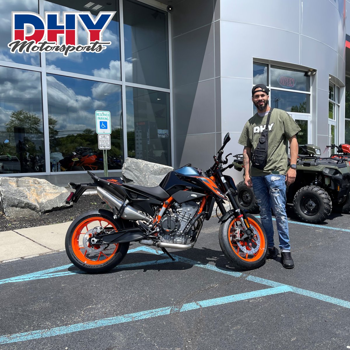 Congratulations to Liberson on his new 2023 #KTM #890DukeR! We hope you love your new bike and thanks for choosing #DHYMotorsports as your dealership! #dhynj #mynewride

Sales Rep: Ernie Liparota | Ernie@dhy.com