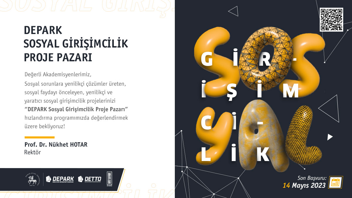 deparktgb's tweet photo. “DEPARK Sosyal Girişimcilik Proje Pazarı” Hızlandırma Programı Başvuruları Uzatıldı!!!
Başvurular 14 Mayıs 2023 tarihine kadar devam ediyor...🗓️
https://t.co/CHApzxPLCu
#universitemDEU #dokuzeylultto #deparktgb #dokuzeylulbambu #sosyalgirişimcilik #deusbe https://t.co/QdIC3Br9wO