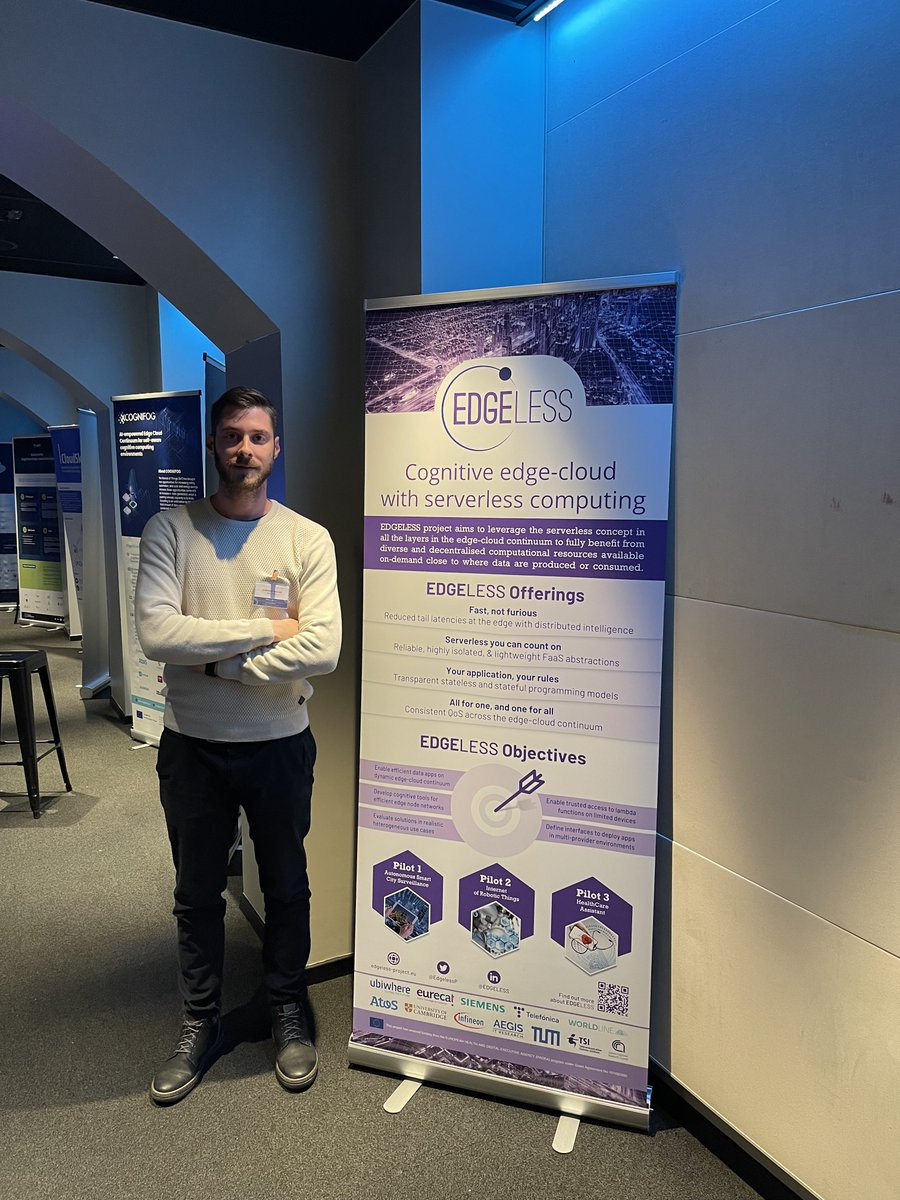 Our project was presented at the #EUCEIevent in Brussels by Chronis Ballas from @AegisITResearch! This event offers an excellent chance to form collaborative partnerships with other EU-funded projects and develop synergies. 
#Cloud #Edge #EU