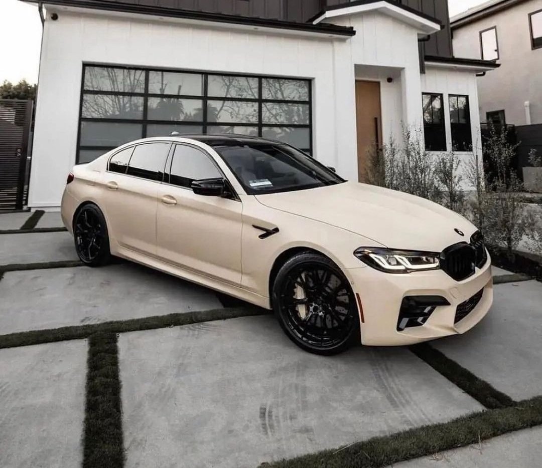ExoticBMW's tweet photo. Satin Cream BMW M5 Competition 🇩🇪 https://t.co/Q14yngNJuO